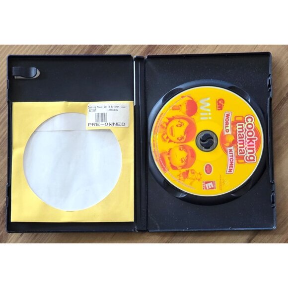 Cooking Mama: World Kitchen (Nintendo Wii, 2008) Disc Only In Gamestop Case - Picture 2 of 5